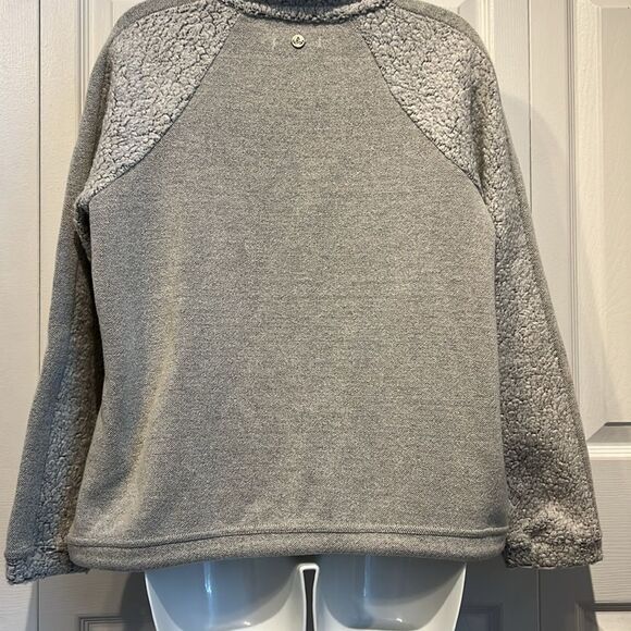 Prana Light‎ Grey Wool Blend Pullover Sweatshirt Size M - Picture 10 of 14